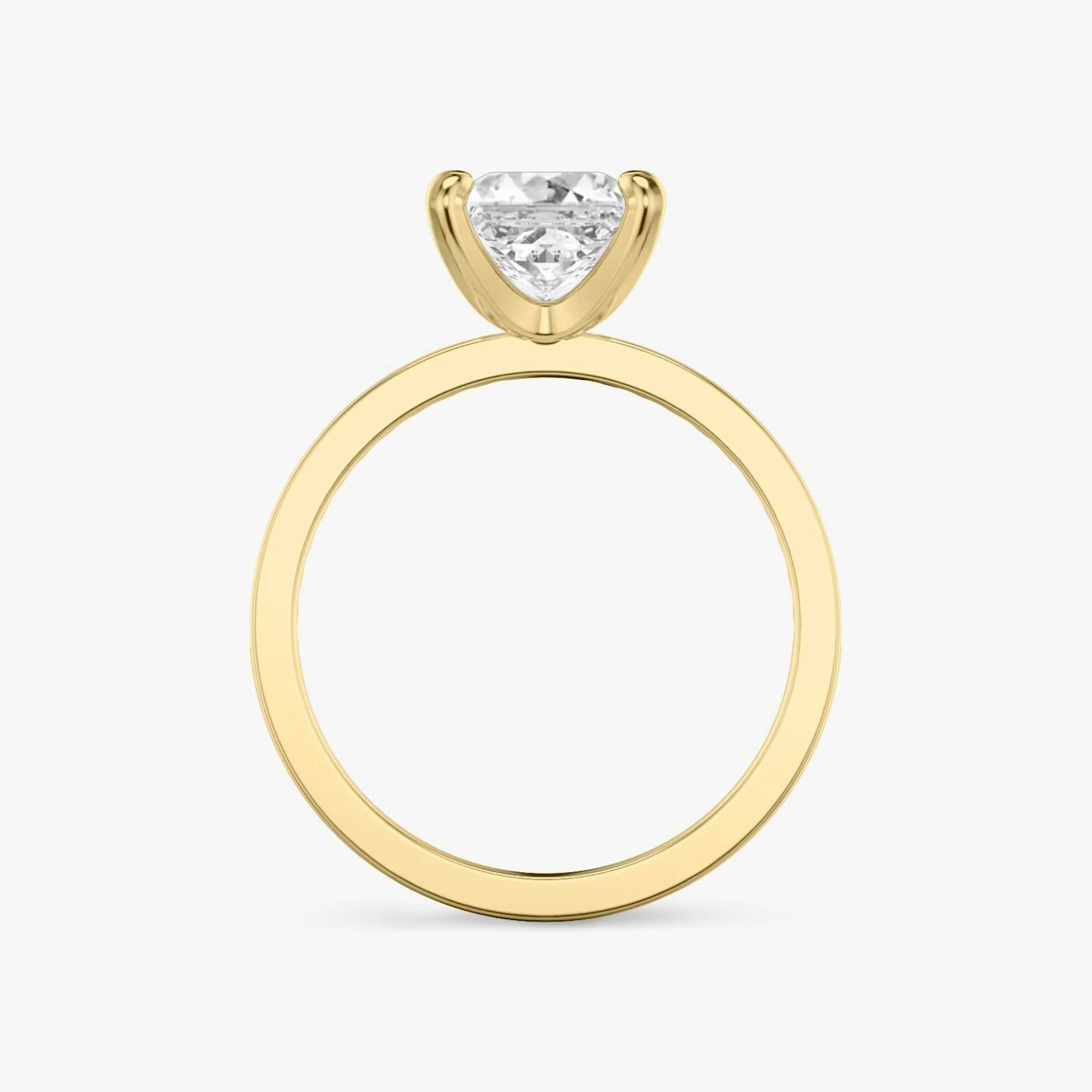 The Devotion | Princess | 18k | 18k Yellow Gold | Band stone shape: Round Brilliant | Band: Original | Diamond orientation: vertical | Carat weight: See full inventory